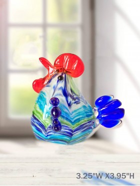 Art Glass Rooster